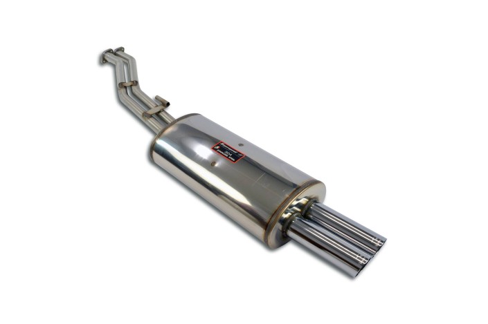 Ligne d'échappement arrière 0070 en acier inoxydable 782436 SuperSprint BMW E30 325e (Berline - Coupé - Mod. Euro 2.7L) à partir