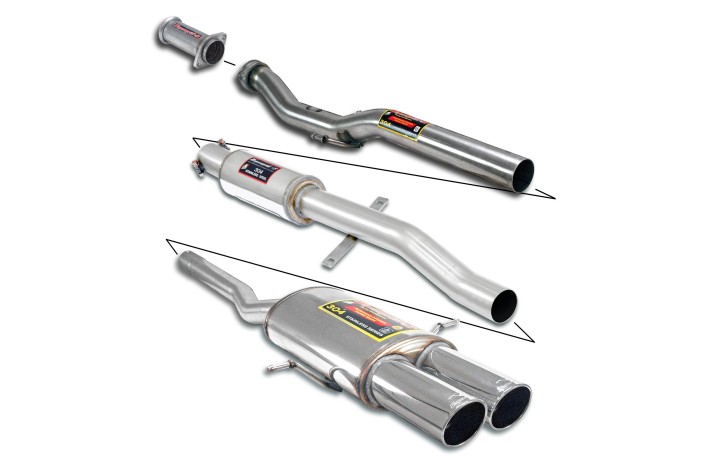 FULL EXHAUST SUPERSPRINT MINI COOPER S 1.6i TURBO "JCW - WORLD CHAMPIONSHIP 50" - 211 Hp FROM 2010