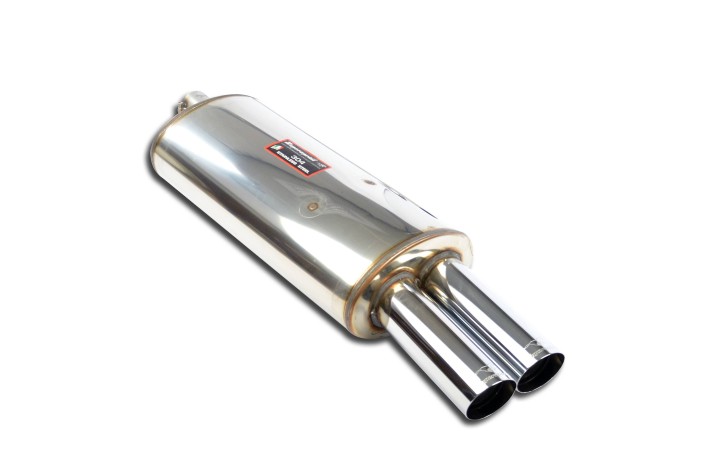 Rear exhaust 0076 stainless steel 781006 SuperSprint BMW E30 325e (Sedan - Coupè - USA Mod.) 1983 - 1988