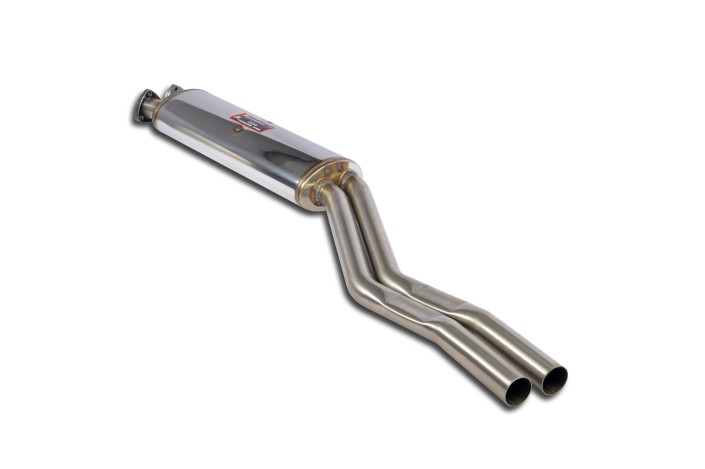 Stainless Steel Front Silencer 782002 SuperSprint BMW E30 - M30 Engine Conversion
