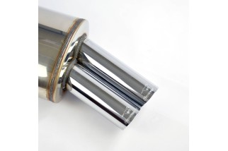 Sistema di Scarico posteriore 0076 in acciaio inox 043706 SuperSprint BMW E30 - Conversione motore V8 BMW S62 / M62 / M60