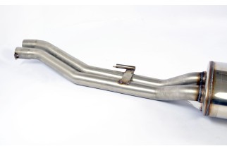 Sistema di Scarico posteriore 0076 in acciaio inox 043706 SuperSprint BMW E30 - Conversione motore V8 BMW S62 / M62 / M60
