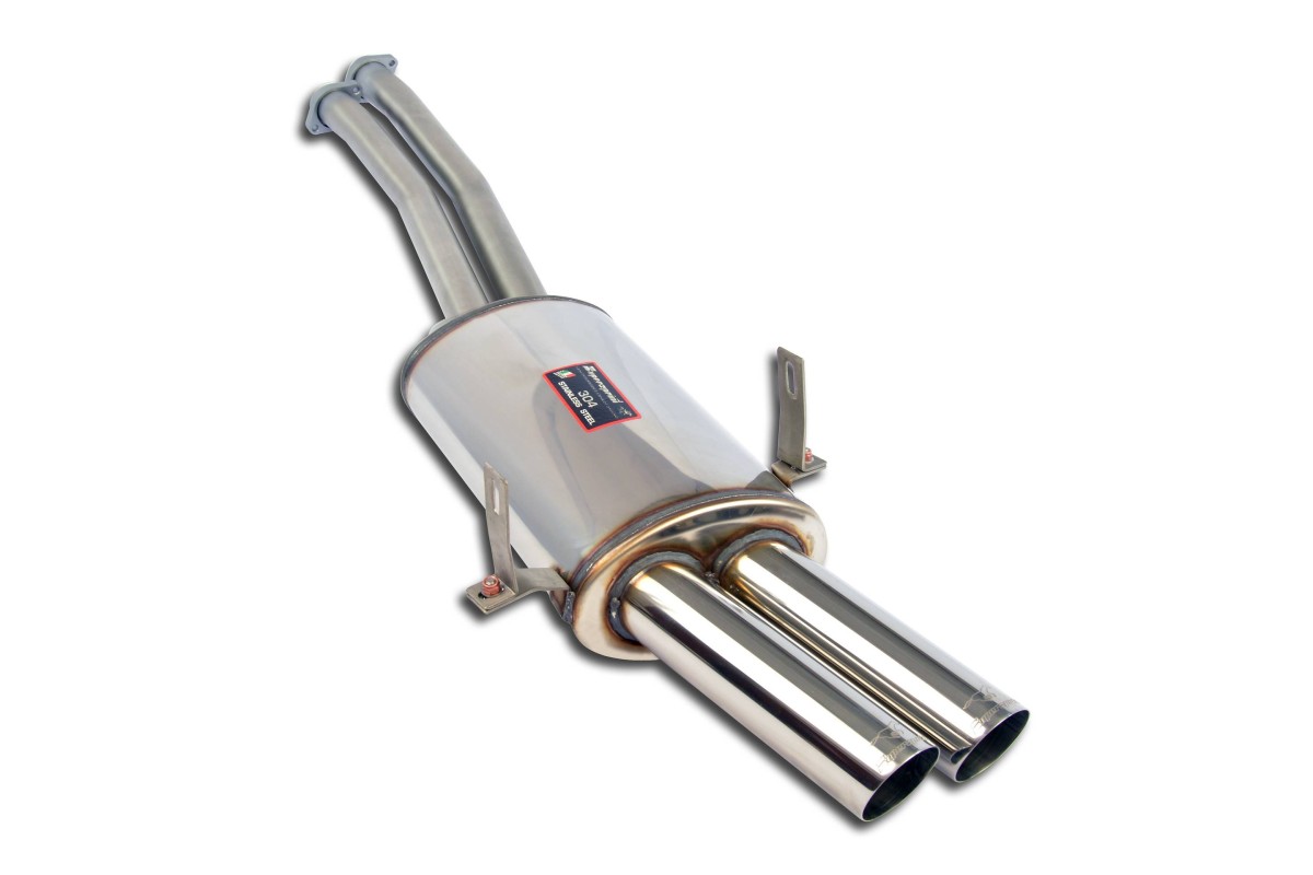 Sistema di scarico Posteriore Racing OO70 in acciaio inox 042806 Supersprint BMW E36 320i 24v (Berlina / Coupé / Cabrio) 1990-94