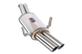 Sistema di Scarico Posteriore Racing OO70 in acciaio inox 043406 BMW BMW E36 323i (Motore M52 - mod. USA) 1997-1999