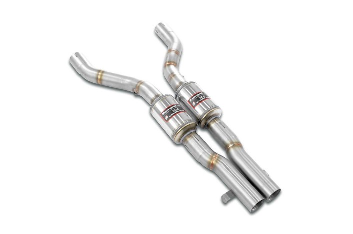 Exhaust Front Silencer R/L 045702 SuperSprint BMW E36 All models (V8 Engine Conversion - LS1 / Mustang)