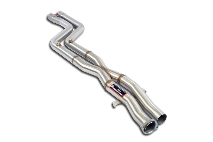 Edelstahl-Vorderrohrsatz 043012 SuperSprint BMW E36 Alle Modelle (Umbau auf N54 Bi-Turbo-Motor)