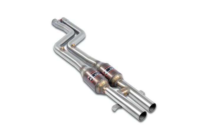 Système d'échappement avant avec convertisseur catalytique 100CPSI 045232 SuperSprint BMW E36 Tous modèles (conversion moteur S5