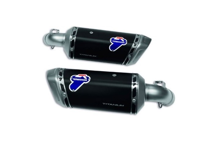PAAR SCHWARZE TITAN-RACING-TERMIGNONI 020CRB TITAN-TERMINAL DUCATI HYPERMOTARD 950 (EURO 5) ZUGELASSEN