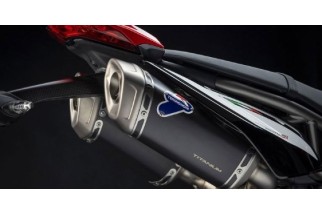 COPPIA TERMINALI RACING TITANIO NERO TERMIGNONI 020CRB DUCATI HYPERMOTARD 950 (EURO 5) OMOLOGATI
