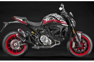 COPPIA TERMINALI RACING TERMIGNONI UFFICIALI DUCATI MONSTER 937 2021-2024 NO UPMAP