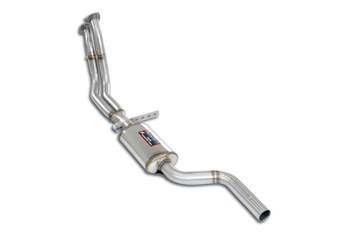 Silenziatore anteriore "passaggio stretto" per ALFA ROMEO SPIDER 1.6 (Coda tronca) '75 - '82