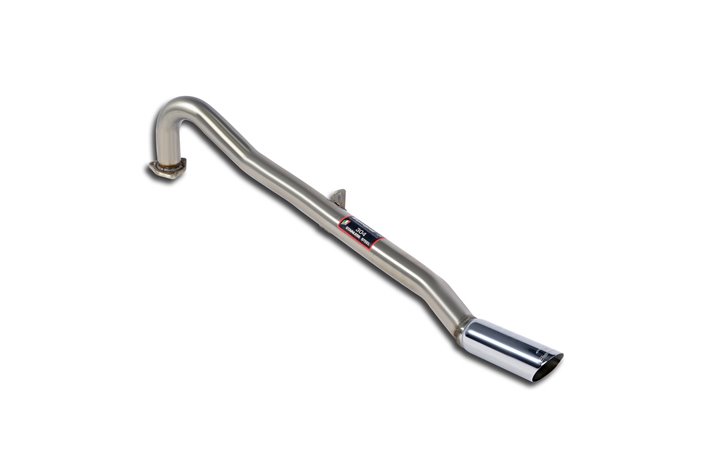 Tubo posteriore O60(Elimina silenziatore posteriore di serie) per ALFA ROMEO SPIDER 2.0 (Aerodinamica) '82 -'90