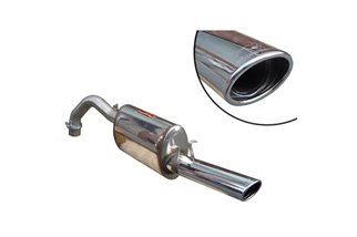 Posteriore 90x70 100% INOX AISI 304 per ALFA ROMEO 75 2.0 Twin Spark (145 Hp - 148 Hp) '87 - '92