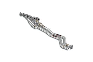 Collettore + tubi raccordo 100% Inox(Guida a sinistra)Per marmitta centrale di serie per BMW E9 2800 CS '69 - '71