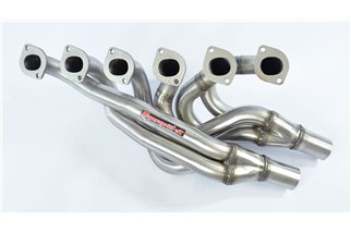 Collettore + tubi raccordo 100% Inox(Guida a sinistra)Per marmitta centrale di serie per BMW E9 2800 CS '69 - '71