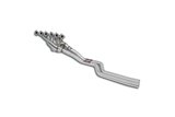 Collettore + tubi raccordo 100% Inox(Guida a sinistra) per BMW E9 3.0 CS '71 - '75