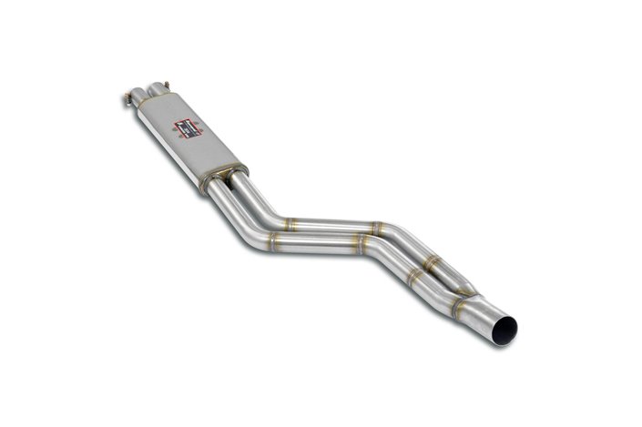 Scarico anteriore + Tubo centrale per BMW E9 3.0 CSL '72 - '73 (Conversione motore M88 / S38)