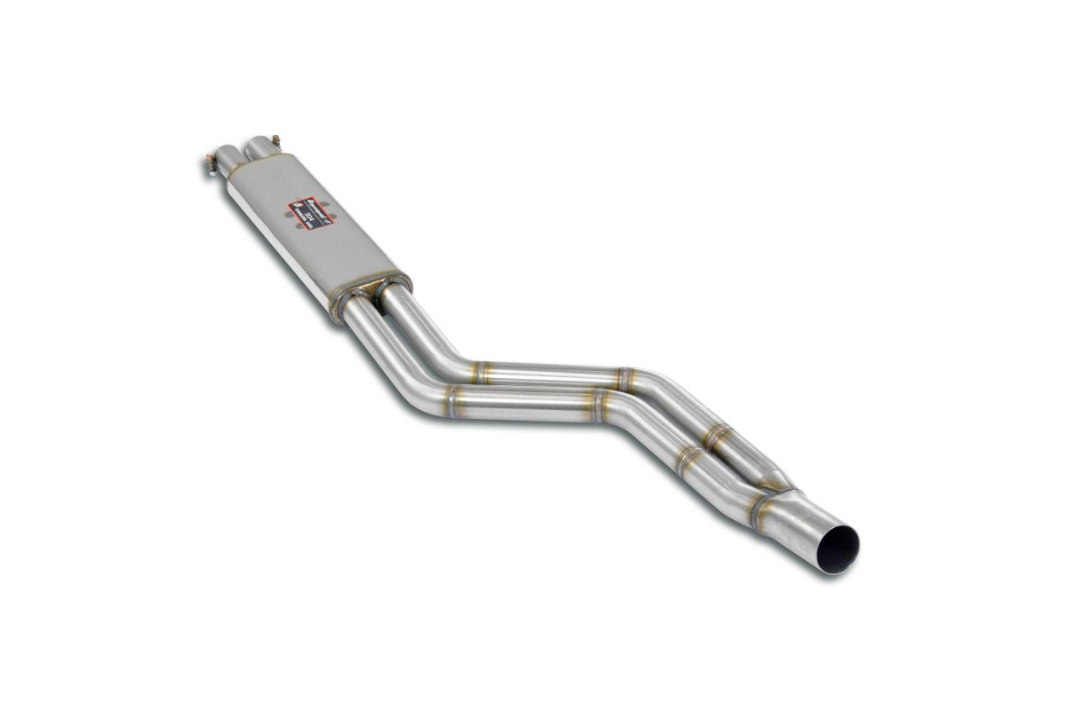 Scarico anteriore + Tubo centrale per BMW E9 3.0 CSL '72 - '73 (Conversione motore M88 / S38)