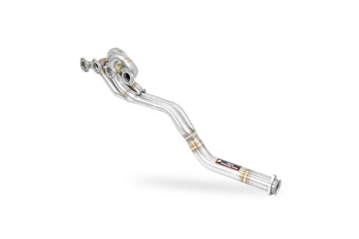 Collettore(Guida a sinistra)Round exhaust ports per BMW 2002 (Berlina - Cabrio) '68 - '77