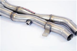 Collettore + "X-Pipe"(Guida a sinistra)100% InoxPer catalizzatore di serie per BMW E30 325i Kat (Berlina - Coupè -Touring - Cabr