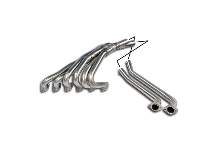 Collettore 100% Inox(Guida a sinistra) per BMW E30 325e (Berlina - Coupè - Mod. Euro 2.7L) '82 -' 87