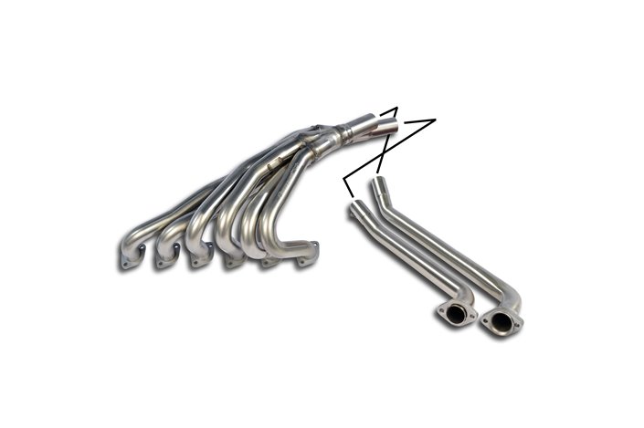 Collettore 100% Inox(Guida a sinistra - Mod. 10/'83 - '87) per BMW E30 325e "Kat" (Berlina - Coupè - Mod. Euro 2.7L) '85 -' 87  