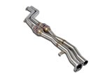 Scarico anteriore con catalizzatore metallico destro + sinistro per BMW E36 323i (Motore M52 - mod. USA) '97 - '99