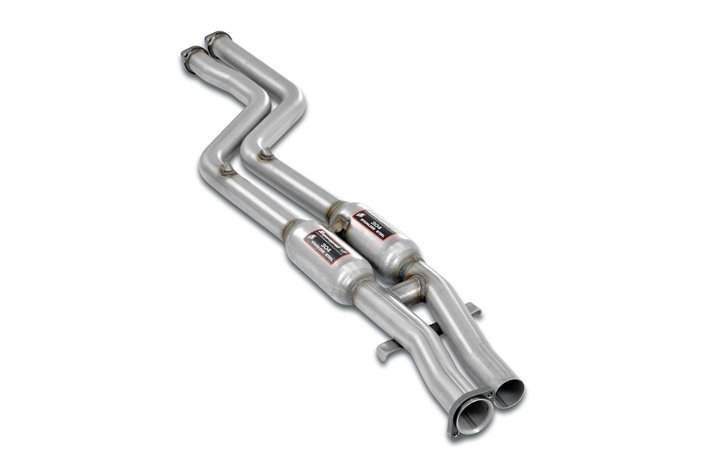 Anteriore silenziato con "H-Pipe" per BMW E36 Tutti i modelli (M50 / M52 / M54 - Conversione Supercharger / Stroker) '92 -'98