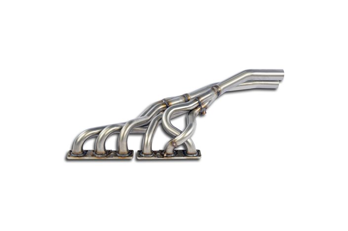 Collettore per catalizzatore di serie(Guida a sinistra - predisposizione a flange Air injection system) per BMW E36 323ti Compac