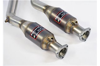 Scarico anteriore con catalizzatori metallici. per BMW E36 Compact - Tutti i modelli (Conversione motore S54)