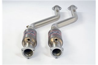 Scarico anteriore con catalizzatori metallici. per BMW E36 Compact - Tutti i modelli (Conversione motore S54)