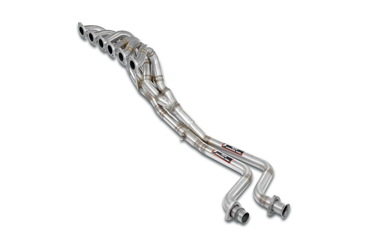 Collettore + tubi di collegamento(Guida a sinistra) per BMW E12 520/6 (Mod. Europa-M20) '77 - '81