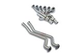 Collettore + tubi raccordo 100% Inox(Guida a sinistra)Per marmitta centrale di serie per BMW E12 528i (M30) '77 - '81