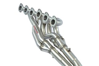 Collettore + tubi raccordo 100% Inox(Guida a sinistra)Per marmitta centrale di serie per BMW E12 528i (M30) '77 - '81