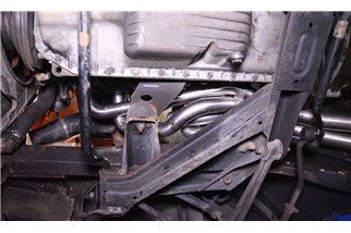 Collettore + tubi raccordo 100% Inox(Guida a sinistra) per BMW E12 528i (M30) '77 - '81 (Mod.USA)