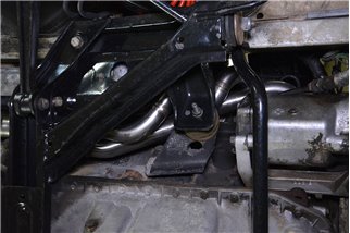 Collettore + tubi raccordo 100% Inox(Guida a sinistra) per BMW E12 528i (M30) '77 - '81 (Mod.USA)