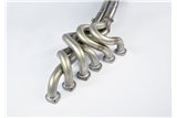 Collettore Inox + tubi collegamento per catalizzatore di serie(Guida a sinistra) per BMW E28 535i (M30) 10/ 84 - '87 (Mod.USA)
