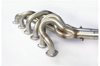 Collettore Inox + tubi collegamento per catalizzatore di serie(Guida a sinistra) per BMW E28 M 535i (M30) Kat. '84 - 05/ '87