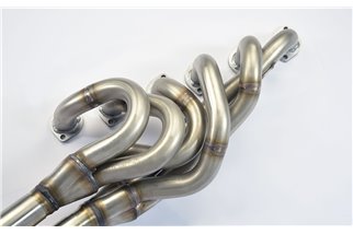 Collettore Inox + tubi collegamento per catalizzatore di serie(Guida a sinistra) per BMW E28 M 535i (M30) Kat. '84 - 05/ '87