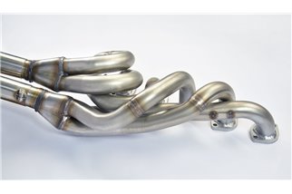 Collettore Inox + tubi collegamento per catalizzatore di serie(Guida a sinistra) per BMW E28 M 535i (M30) Kat. '84 - 05/ '87