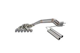 Collettore + tubi raccordo 100% Inox(Guida a sinistra) per BMW E28 M 535i (M30) Kat. 06/ '87 - 12/ '87