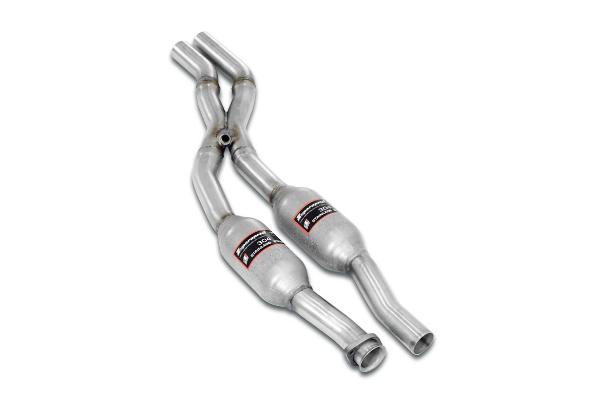 Anteriore + "X-Pipe" per BMW E34 535i Berlina/Touring (6 cil.- M30) ' 88 - ' 92