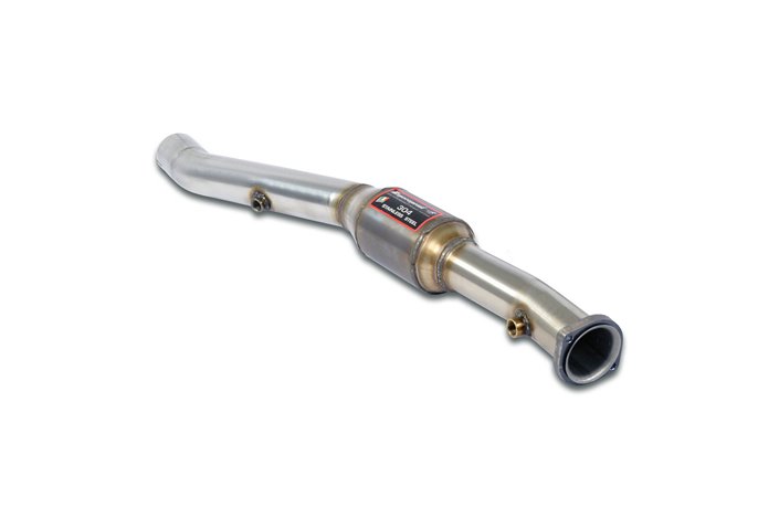 Anteriore Sinistro con catalizzatore metallico 100 CPSI per BMW E34 - Tutti i modelli (Conversione motore S62)