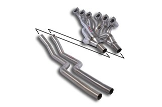 Collettore + tubi raccordo 100% Inox(Guida a sinistra) per BMW E24 628 CSi (M30) 05/'82 - 5/'87