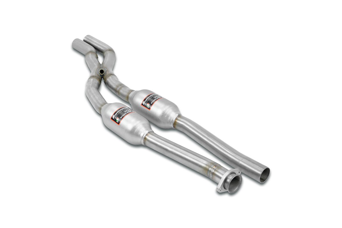 Scarico anteriore + "X-Pipe" per BMW E24 635 CSi (M30) Kat. 6/'87 - '89 (Mod. USA)