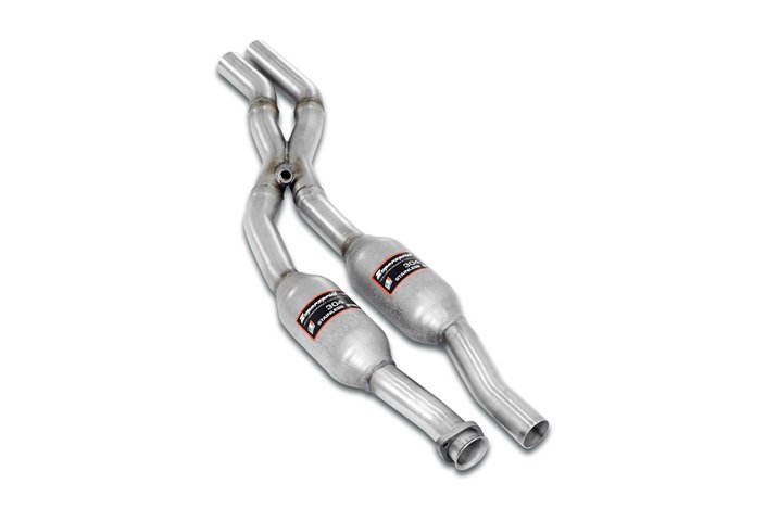 Anteriore + "X-Pipe" per BMW E32 730iL (6 cil. - M30) ' 88 - ' 93