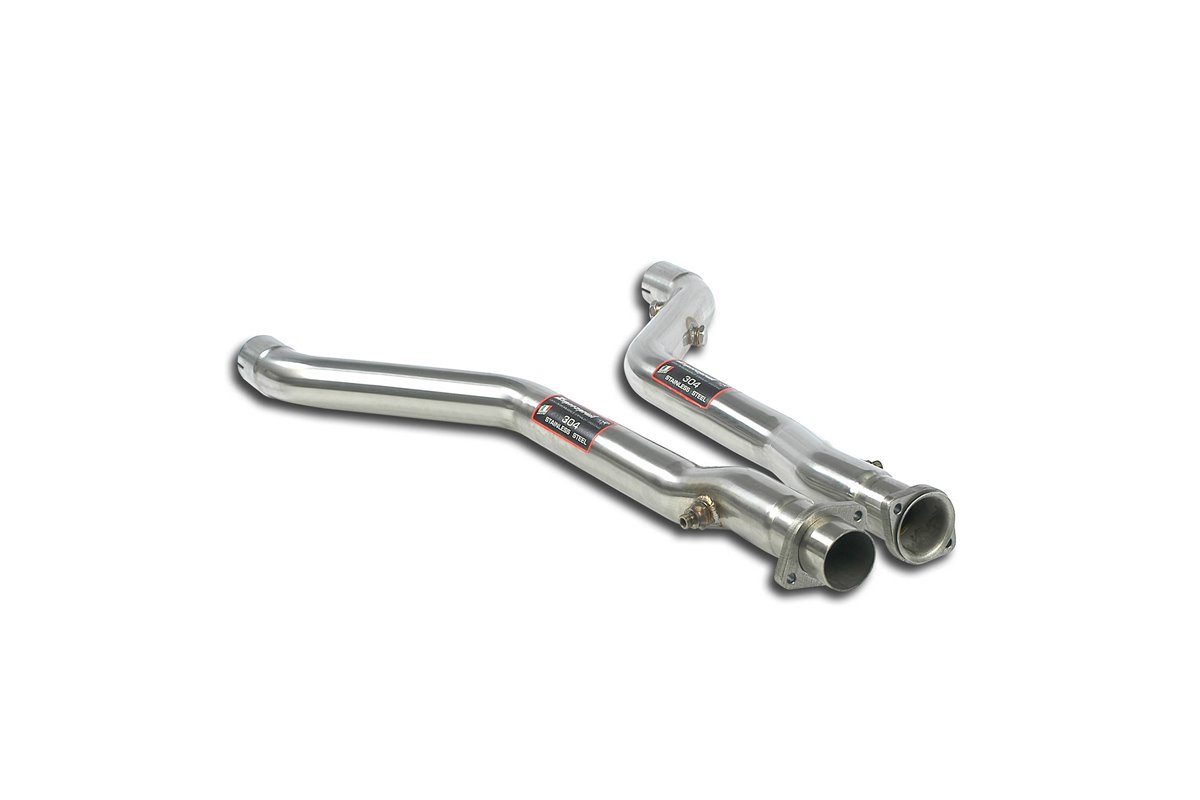 Kit tubi anteriori Destro - Sinistro(Sostituiscono kat)  per BMW E32 730i V8 (M60)  ' 92 - ' 94