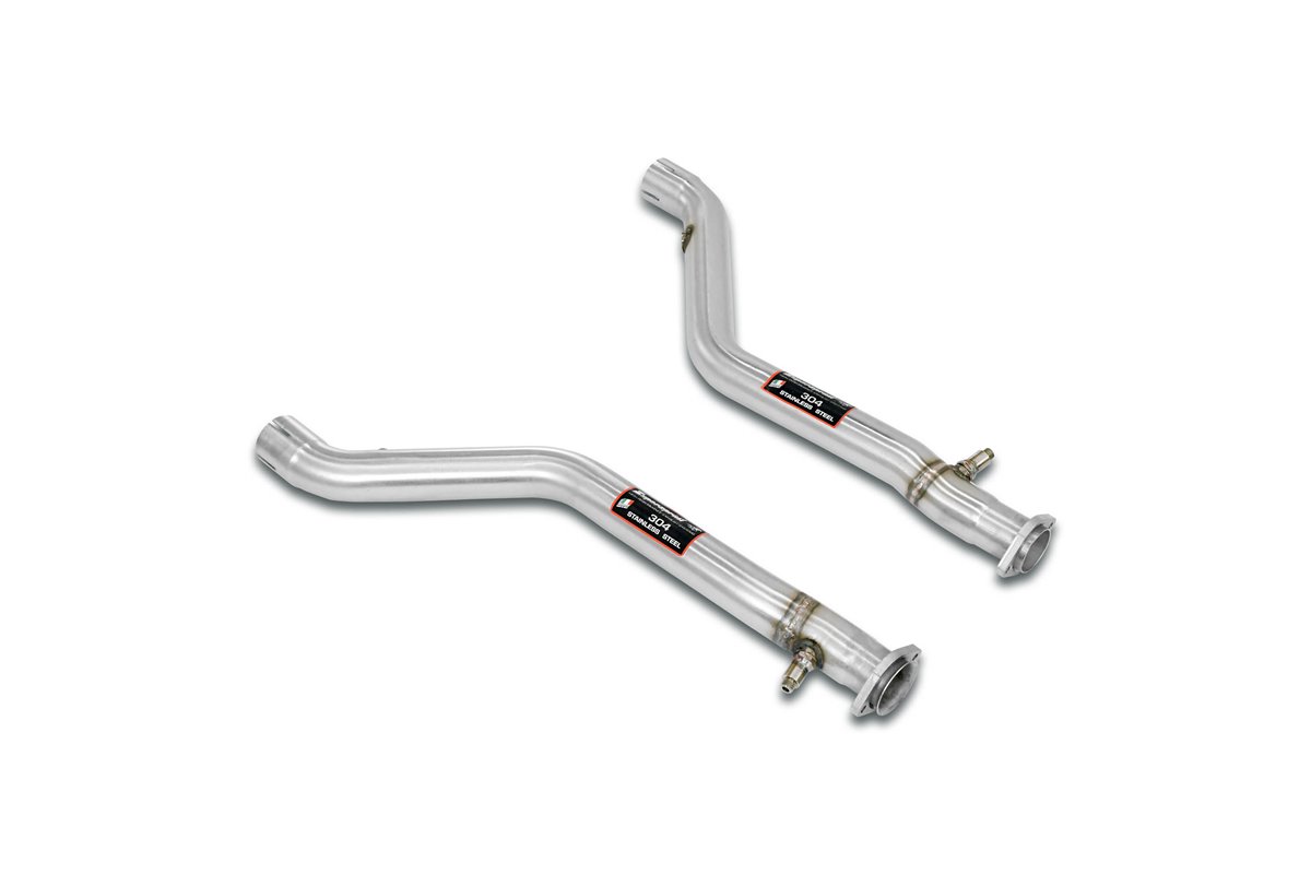 Kit tubi anteriori Destro - Sinistro(Sostituiscono kat) per BMW E32 740i V8 (M60)  ' 92 - ' 94