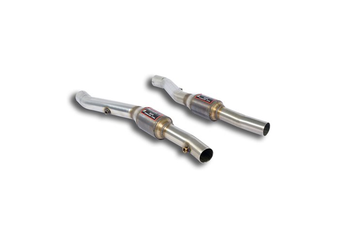 Kit anteriori Destro - Sinistro con catalizzatore metallico 100 CPSI per BMW E31 840i V8 (M60) '93 - 10/'94