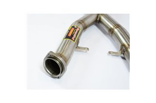 Tubo centrale "X".(Sostituisce scarico centrale di serie) per BMW E31 850 CSi V12 (S70) '92 - '97